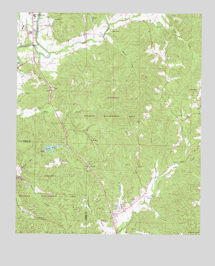 Hamilton SW, AL USGS Topographic Map