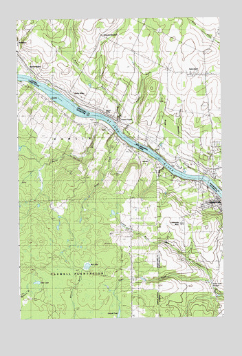 Hamlin, ME USGS Topographic Map
