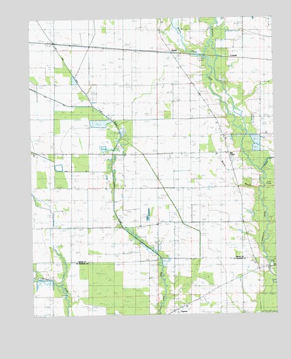 Hamlin, AR USGS Topographic Map