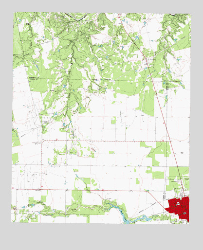 Hamlin NW TX Topographic Map TopoQuest