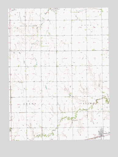 Hampton, NE USGS Topographic Map