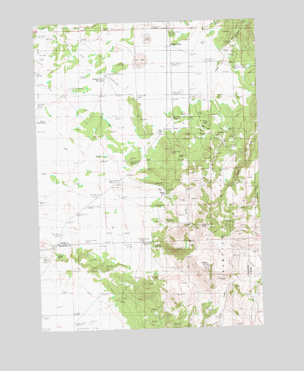 Hampton Butte, OR USGS Topographic Map