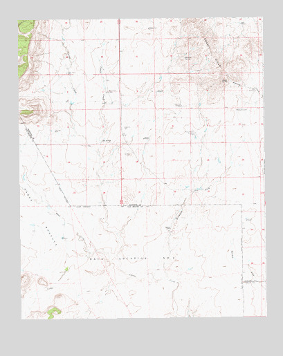 Hampton Ranch, NM USGS Topographic Map