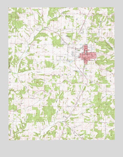 Ava, MO USGS Topographic Map