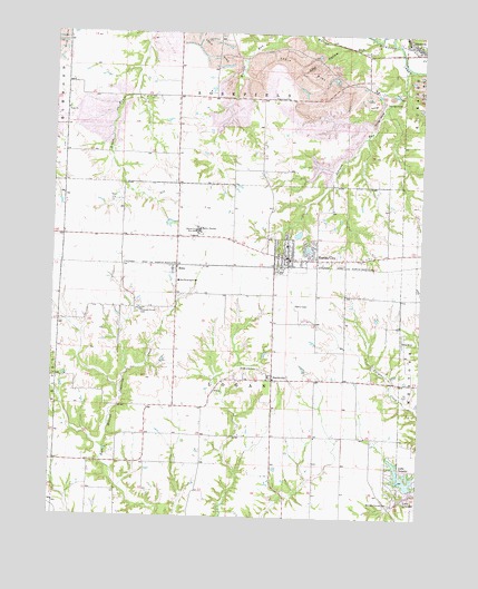 Hanna City, IL USGS Topographic Map