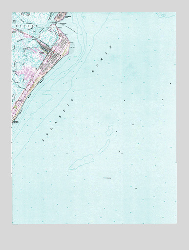 Avalon, NJ USGS Topographic Map