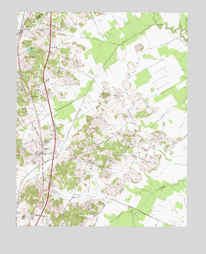 Hanson, KY USGS Topographic Map