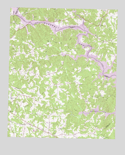 Avalon, GA USGS Topographic Map