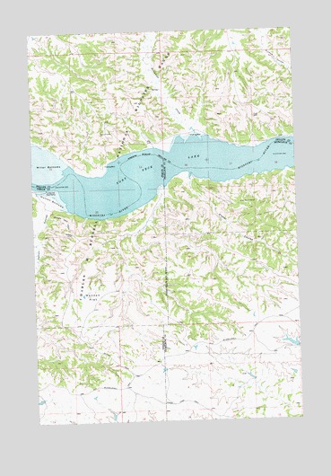 Hanson Flat, MT USGS Topographic Map