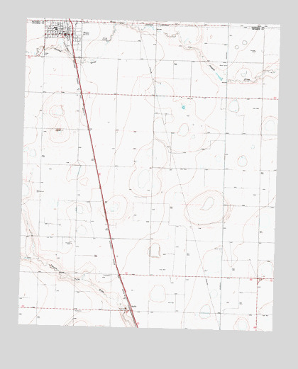 Happy, TX USGS Topographic Map