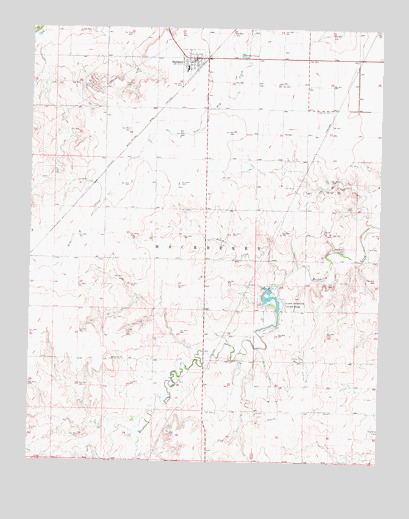 Hardesty, OK USGS Topographic Map