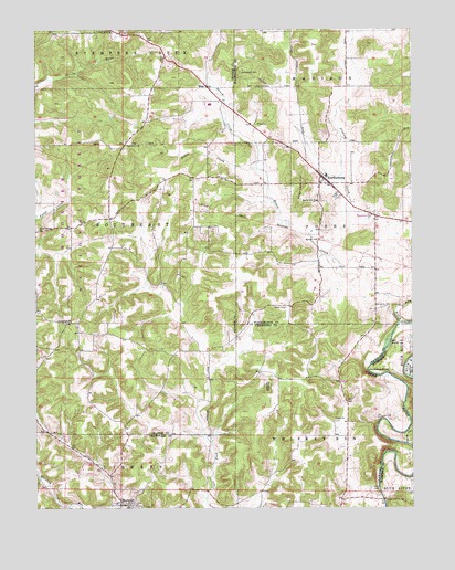 Hardinsburg, IN USGS Topographic Map