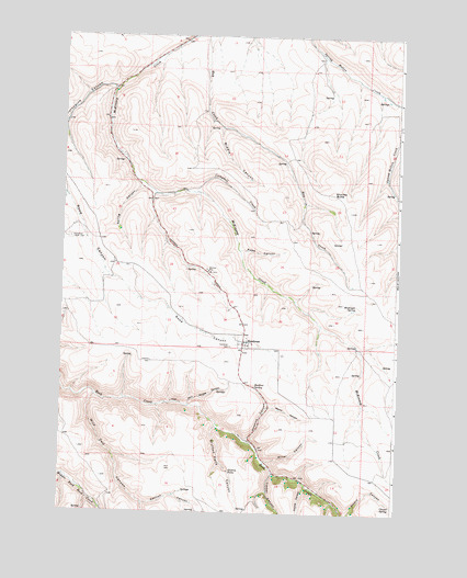 Hardman, OR USGS Topographic Map