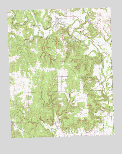Avant, OK USGS Topographic Map
