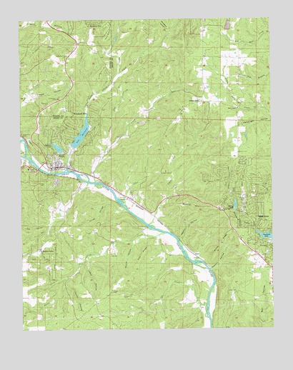 Hardy, AR Topographic Map - TopoQuest
