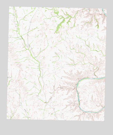 Harkell Canyon, TX USGS Topographic Map