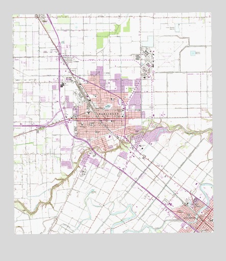 Harlingen, TX USGS Topographic Map