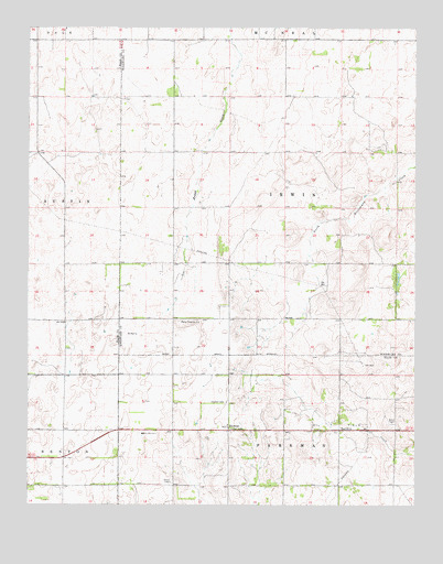 Harmon, OK USGS Topographic Map