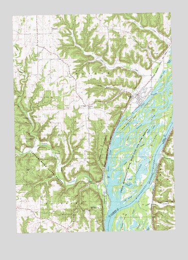 Harpers Ferry, IA USGS Topographic Map