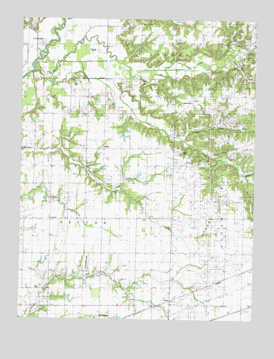Avena, IL USGS Topographic Map