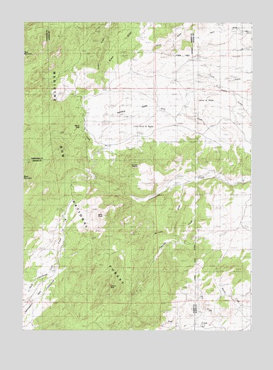 Harris Park, WY USGS Topographic Map