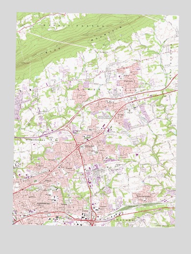 Harrisburg East, PA USGS Topographic Map