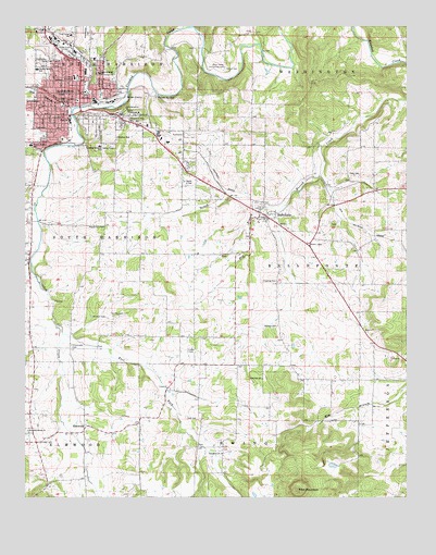 Harrison, AR USGS Topographic Map