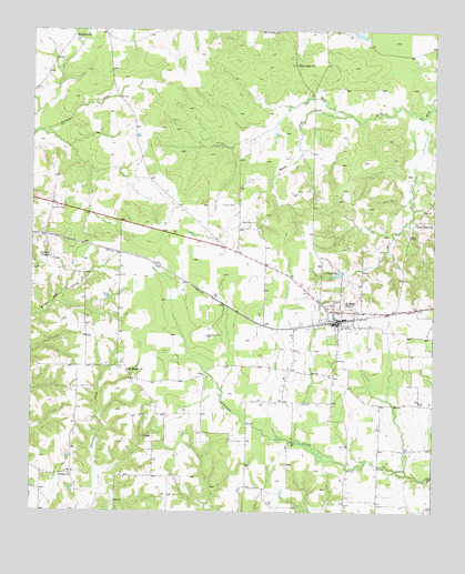 Avery, TX USGS Topographic Map