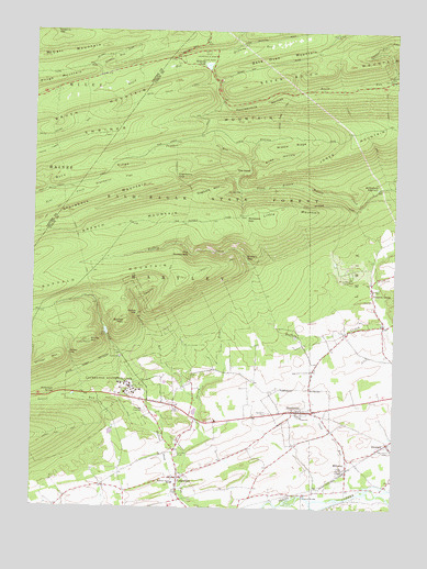Hartleton, PA USGS Topographic Map