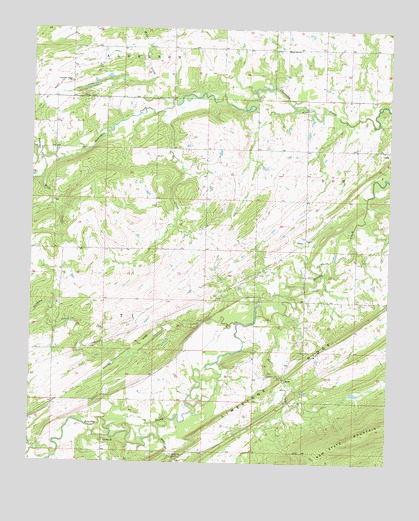 Hartshorne SW, OK USGS Topographic Map