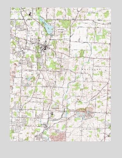 Hartville, OH USGS Topographic Map