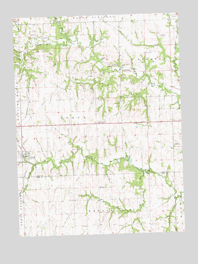 Avoca, NE USGS Topographic Map