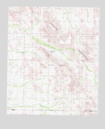 Hat Mountain SW, AZ USGS Topographic Map