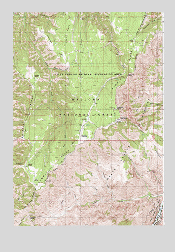 Hat Point, OR USGS Topographic Map
