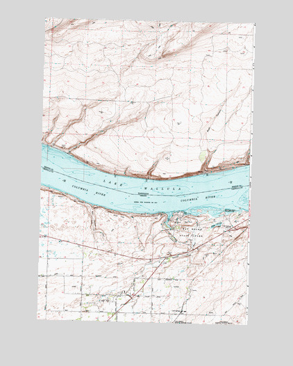 Hat Rock, OR USGS Topographic Map