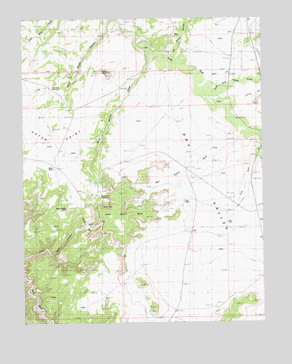Hatch Rock, UT USGS Topographic Map