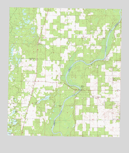 Hatchbend, FL USGS Topographic Map