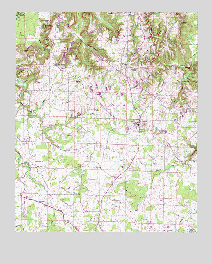 Hatton, AL USGS Topographic Map