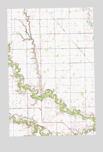 Hatton SW, ND USGS Topographic Map
