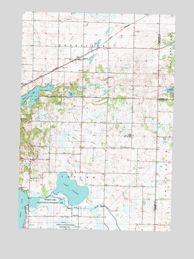 Hawick, MN USGS Topographic Map