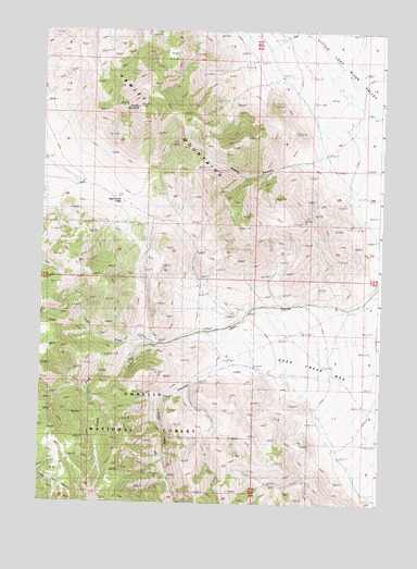 Hawley Mountain, ID USGS Topographic Map