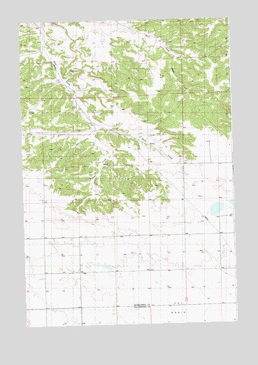 Hay Basin North, MT USGS Topographic Map