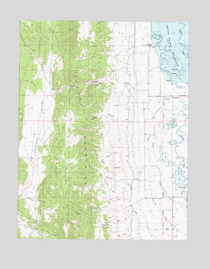 Hayes Canyon, UT USGS Topographic Map