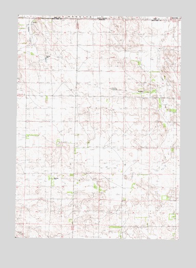 Hayford Lake, NE USGS Topographic Map