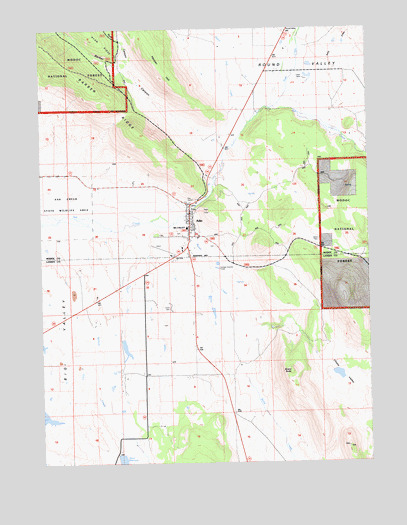 Adin, CA USGS Topographic Map