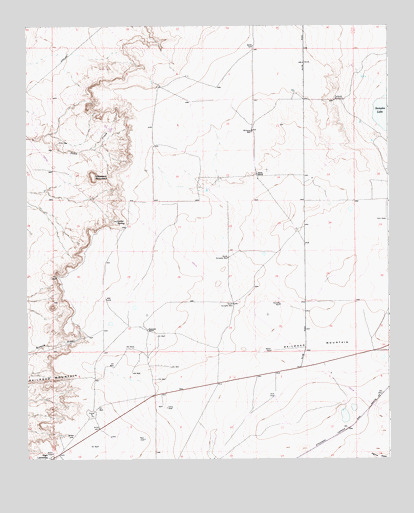 Haystack Mountain, NM USGS Topographic Map