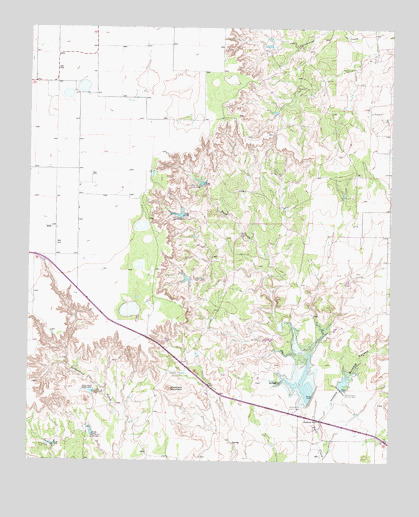 Haystack Mountain, TX USGS Topographic Map