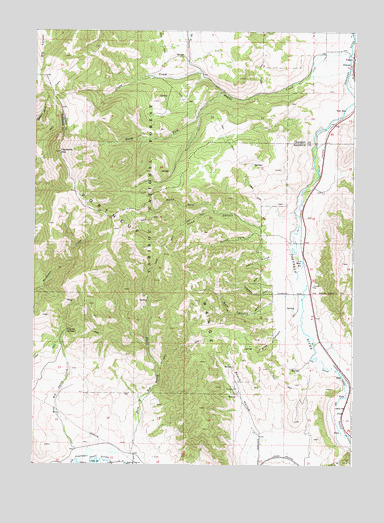 Haystack Mountain, ID USGS Topographic Map