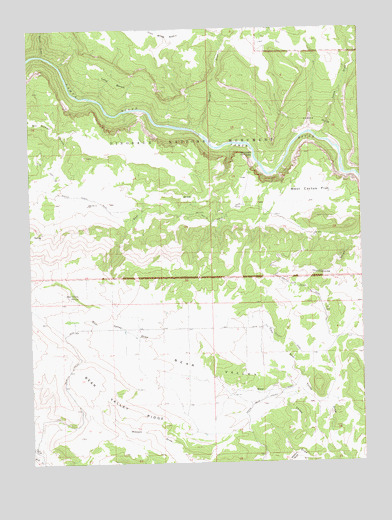 Haystack Rock, CO USGS Topographic Map
