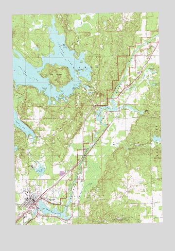 Hayward, WI USGS Topographic Map